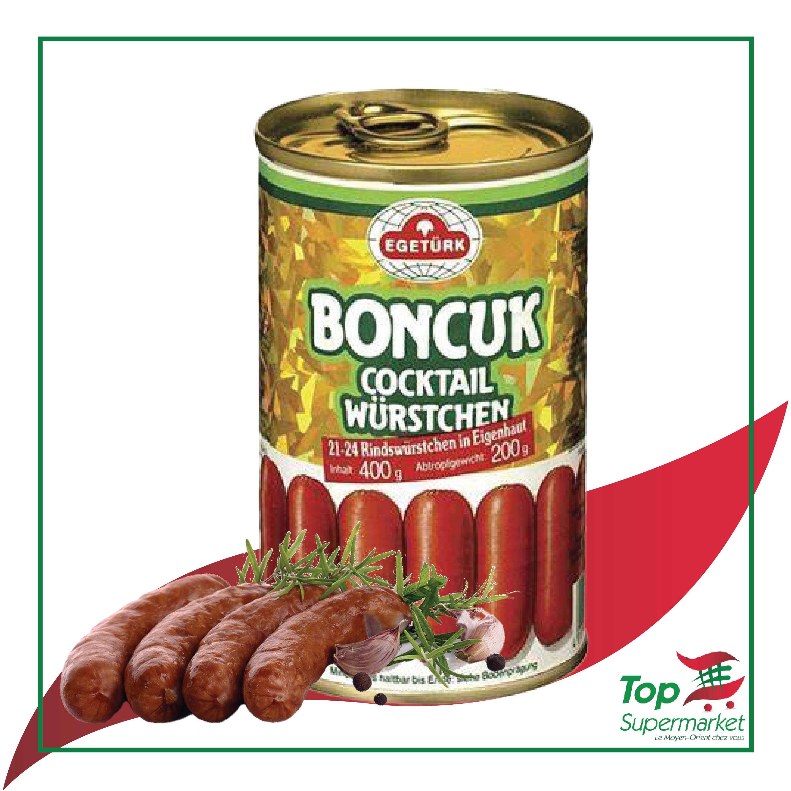 Egeturk Boncuk Saucisses de boeuf 200gr HALAL